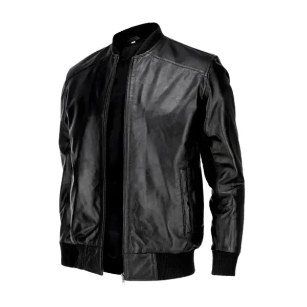 Quilted Buff Soft Leather Jacket For Women