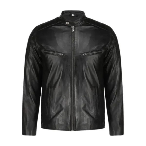 Biker Style Timeless Men Leather Jacket