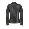 Urban Edge Quilted Leather Jacket For Women